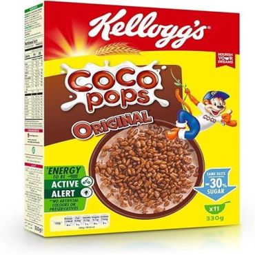 Kelloggs Coco Pops 330 Gm, 20 Pieces Per Carton